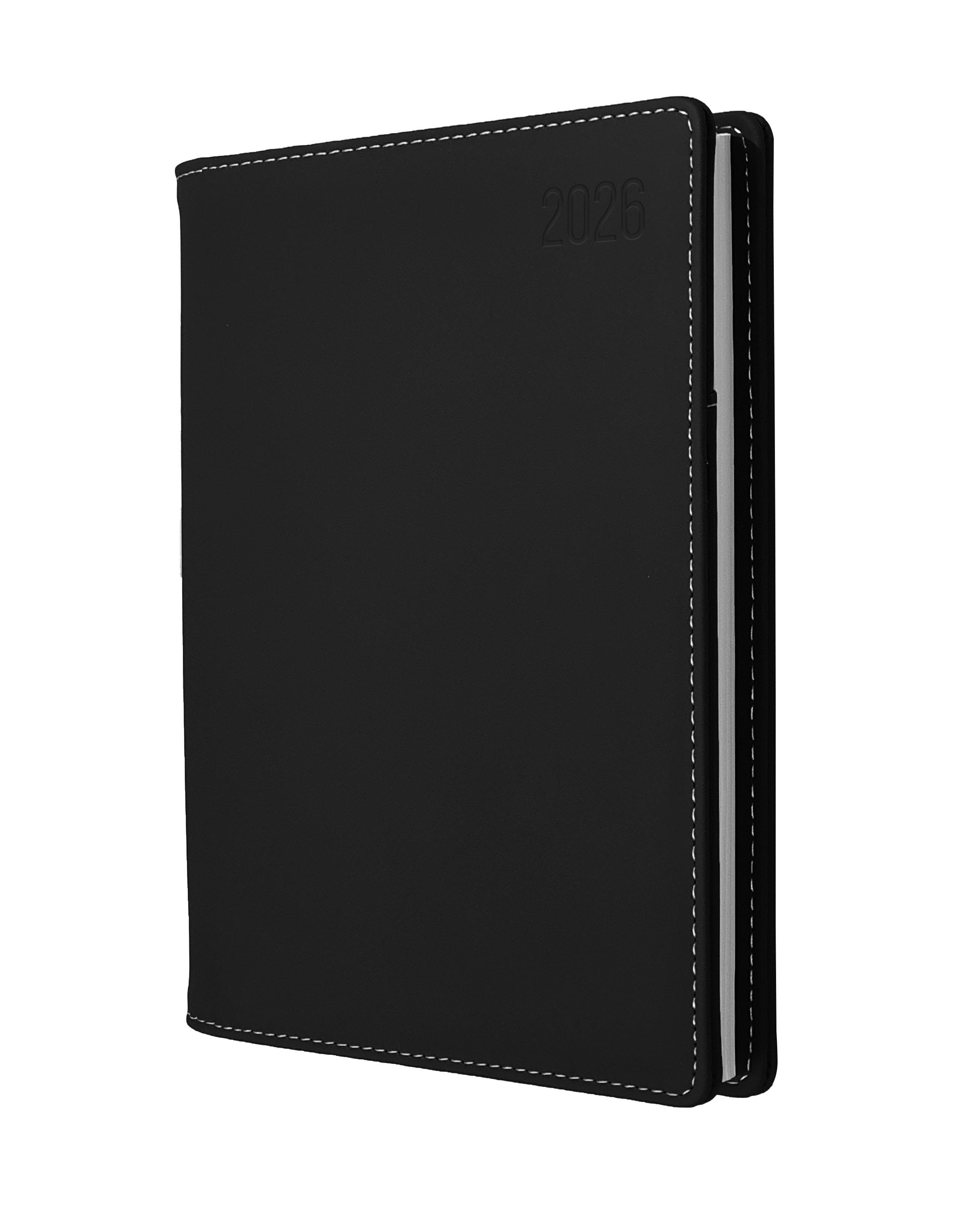 Associate II Calendar Year 2026 Diary/Planner, Day to Page, A5 PU Hard Cover