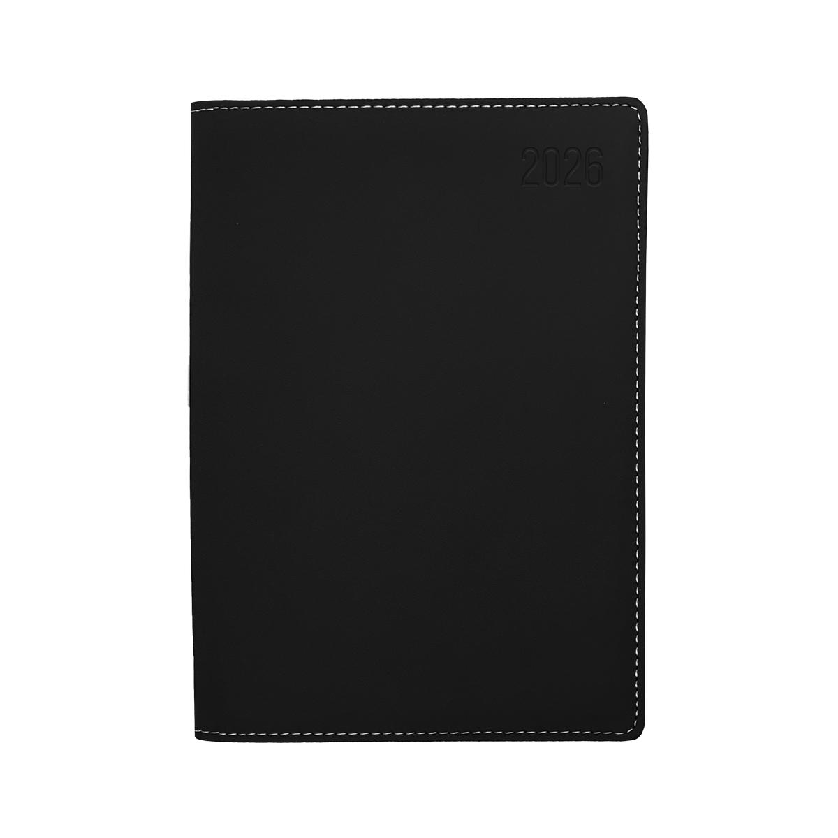 Associate II Calendar Year 2026 Diary/Planner, Day to Page, A5 PU Padded Cover