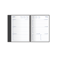 2027 Calendar Year Diary/Planner - 12 Month A5 Week to View - Hard Cover - Collins Associate Range