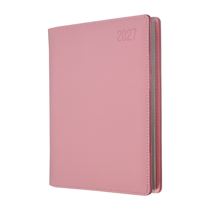 2027 Calendar Year Diary/Planner - 12 Month A5 Week to View - PU Padded Cover - Collins Associate II Range