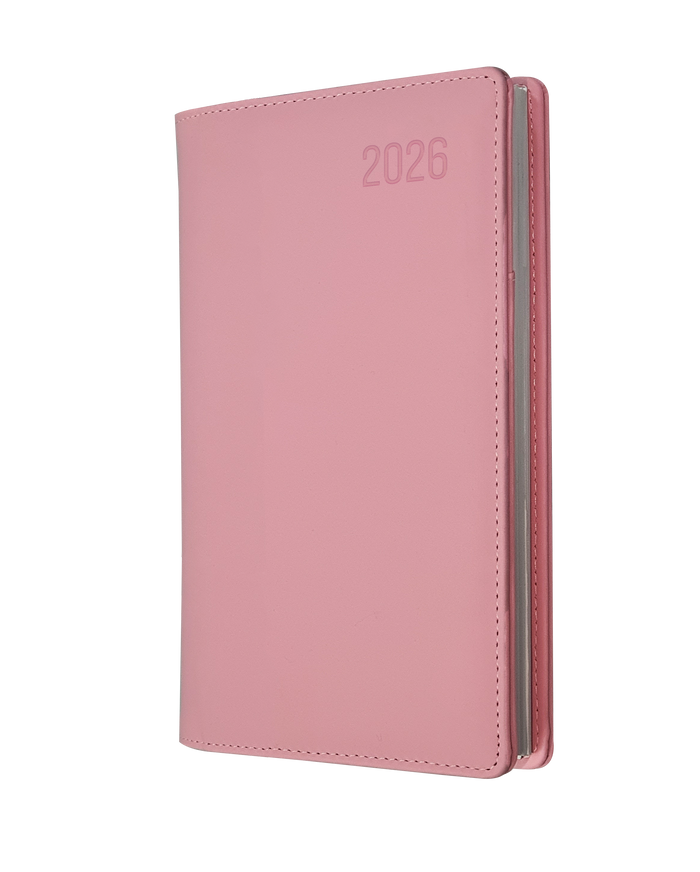 Associate II Slimline Calendar Year 2026 Diary/Planner, Week to View - Vertical, B6/7 PU Padded Cover