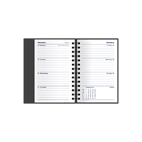 2027 Calendar Year Diary/Planner - 12 Month Mini Pocket Week to View - Hard Cover - Collins Associate Range