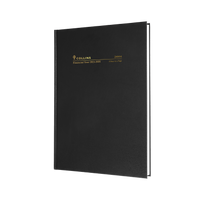 Collins - Financial Year 2025-2026 Diary/Planner, 2 Days to Page, A4 Hard Cover