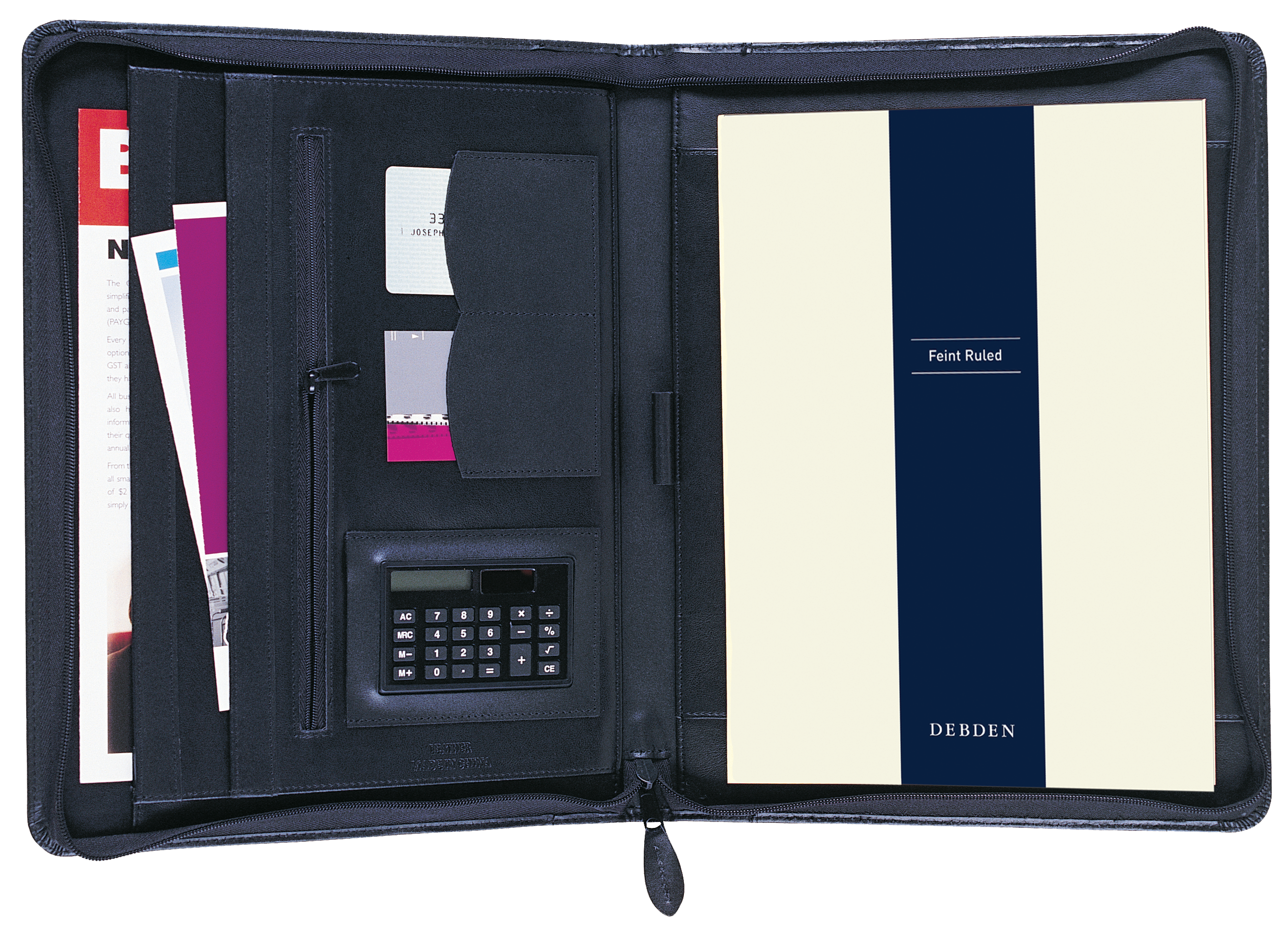 Collins A4 Zippered Portfolio - Executive