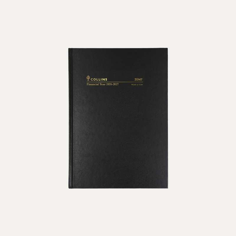 2026 - 2027 Financial Year Diary/Planner - 12 Month B7R Week to View Diary - Hard Cover - Collins M Series Range