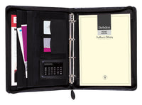 Collins A4 Compendium - 4-Ring Zip-Around PU Black