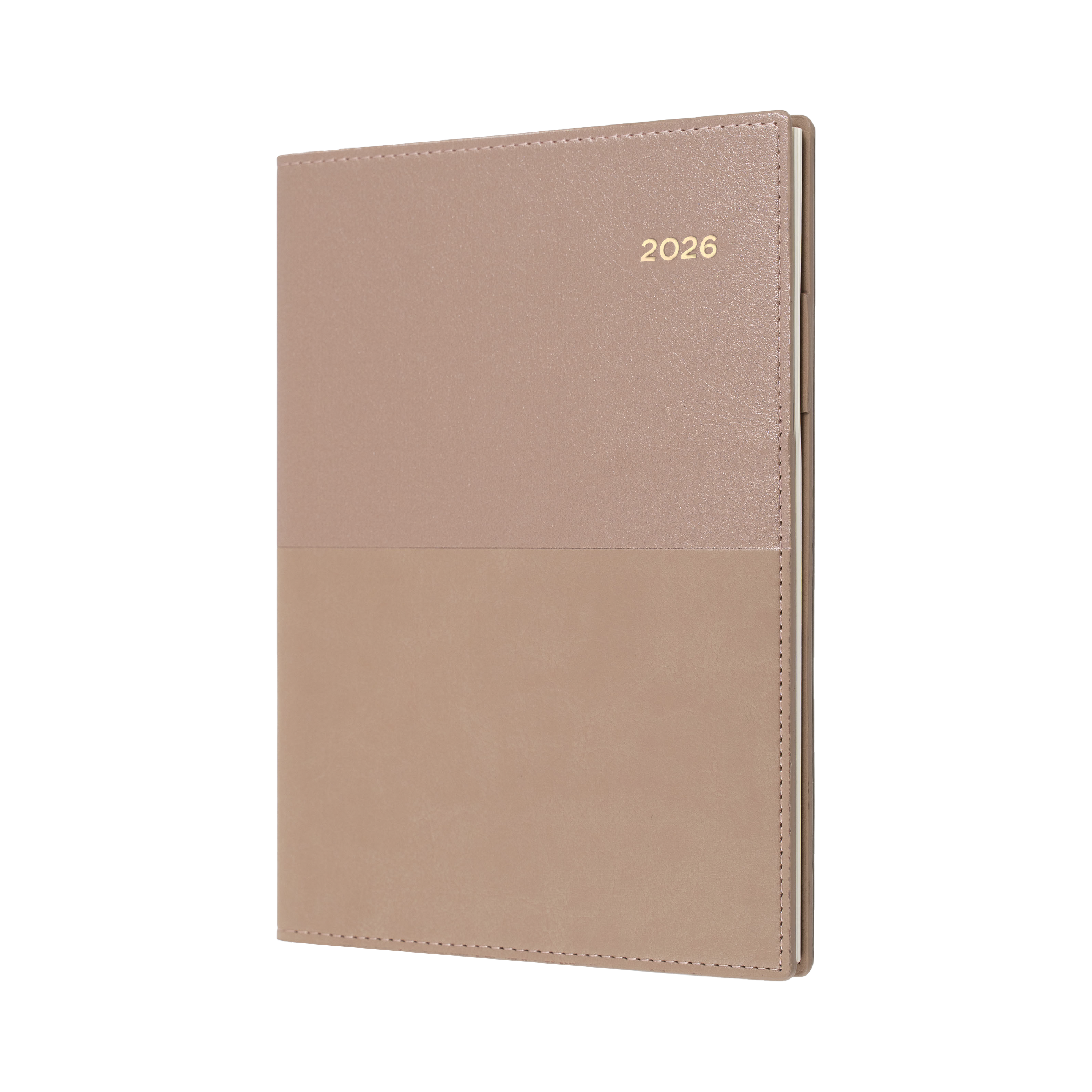 Vanessa Calendar Year 2026 Diary/Planner, Month to View with Notes, A5 PU Soft Cover