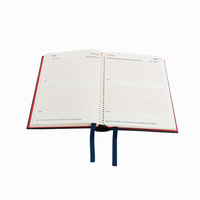 2027 Calendar Year Diary/Planner - 12 Month Quarto Day to Page - Leather Hard Cover - Collins The Economist Range