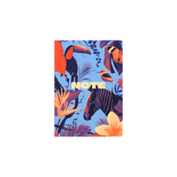 Collins - Down the Garden Path Notebook, A5 Recycled Hard Cover - Toucan
