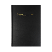 Collins - Financial Year 2025-2026 Diary/Planner, 2 Days to Page, A5 Hard Cover