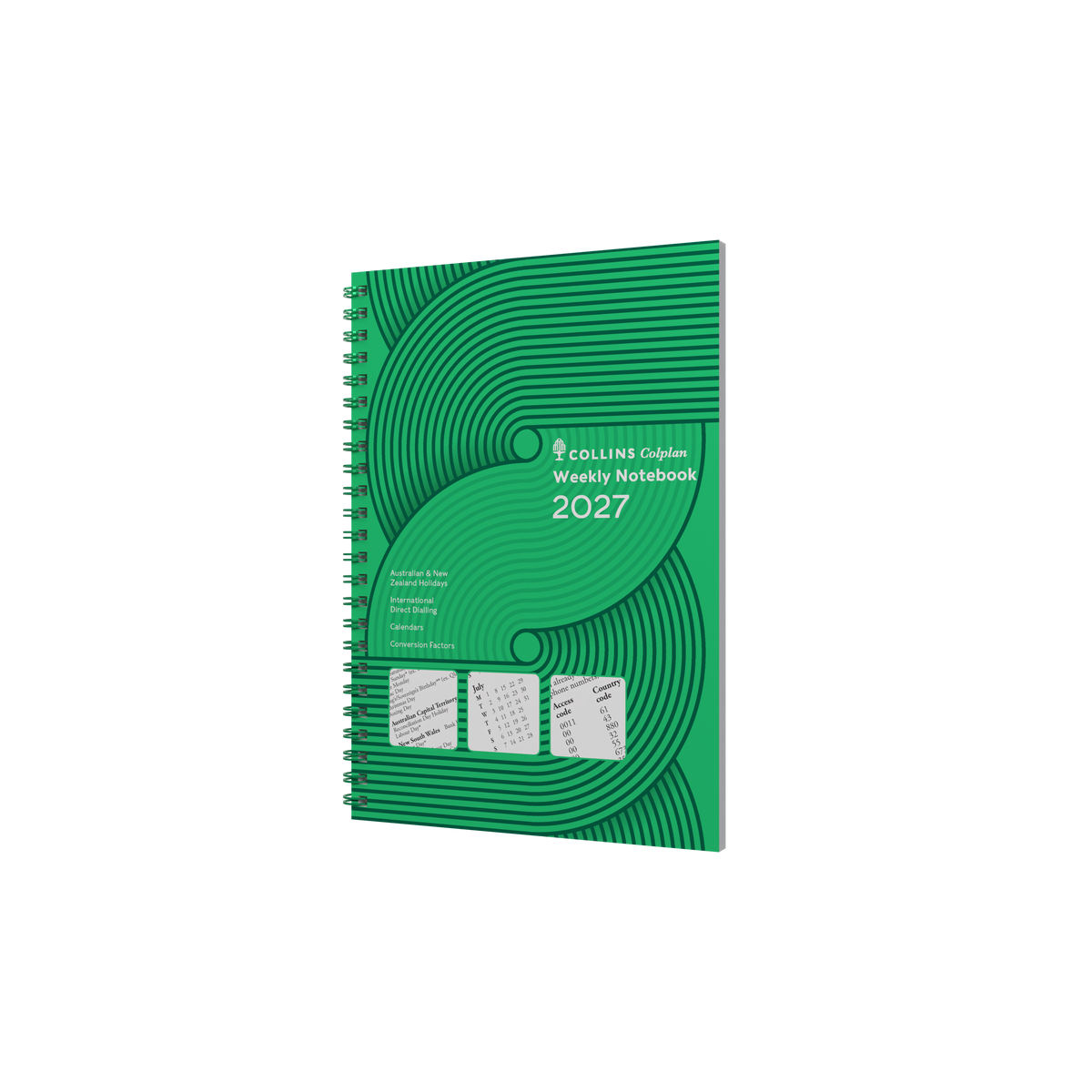 2027 Calendar Year Diary/Planner - 12 Month A5 Week to View - Soft Cover - Collins Colplan Range