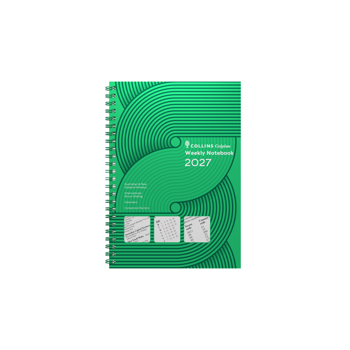 2027 Calendar Year Diary/Planner - 12 Month A5 Week to View - Soft Cover - Collins Colplan Range