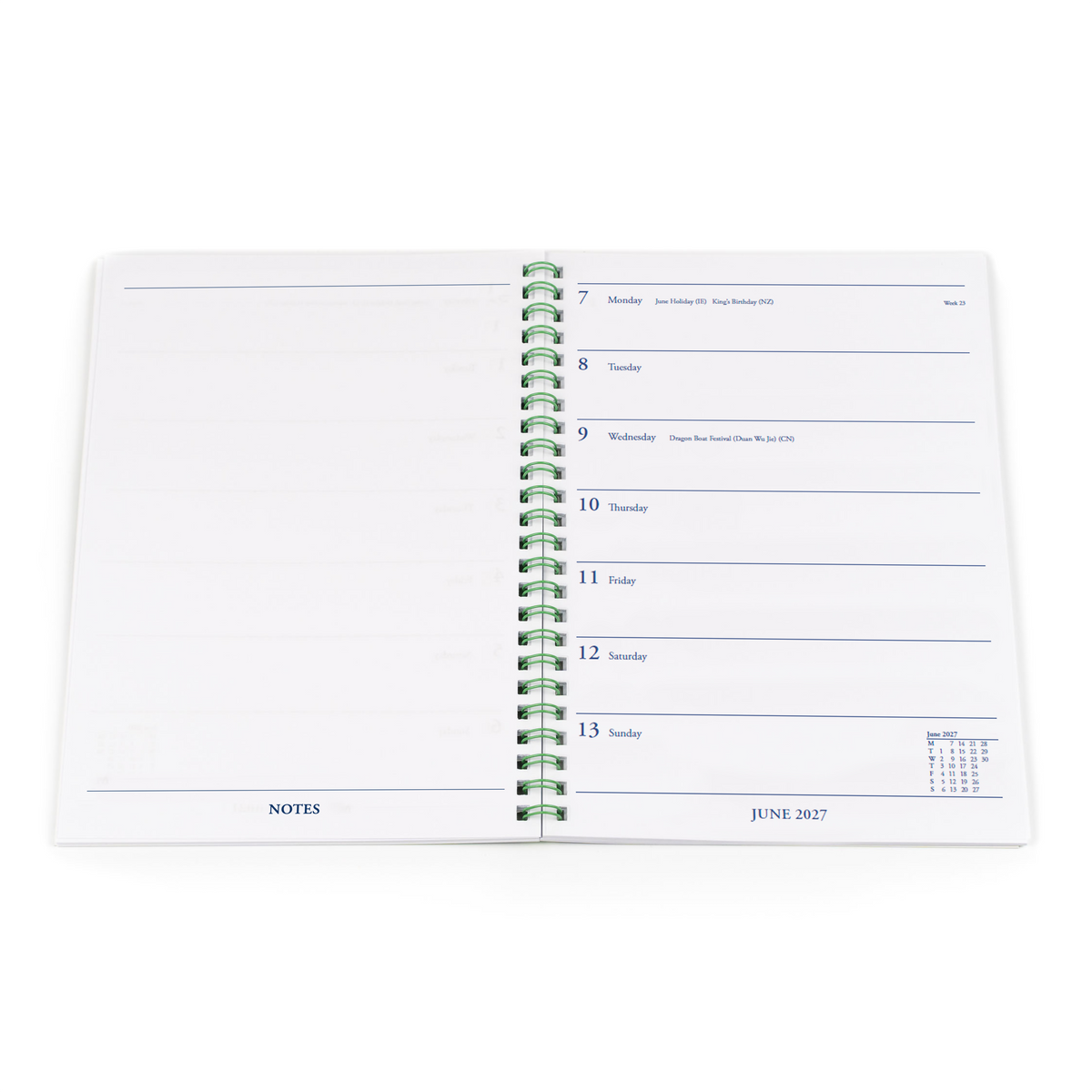 2027 Calendar Year Diary/Planner - 12 Month A5 Week to View - Soft Cover - Collins Colplan Range