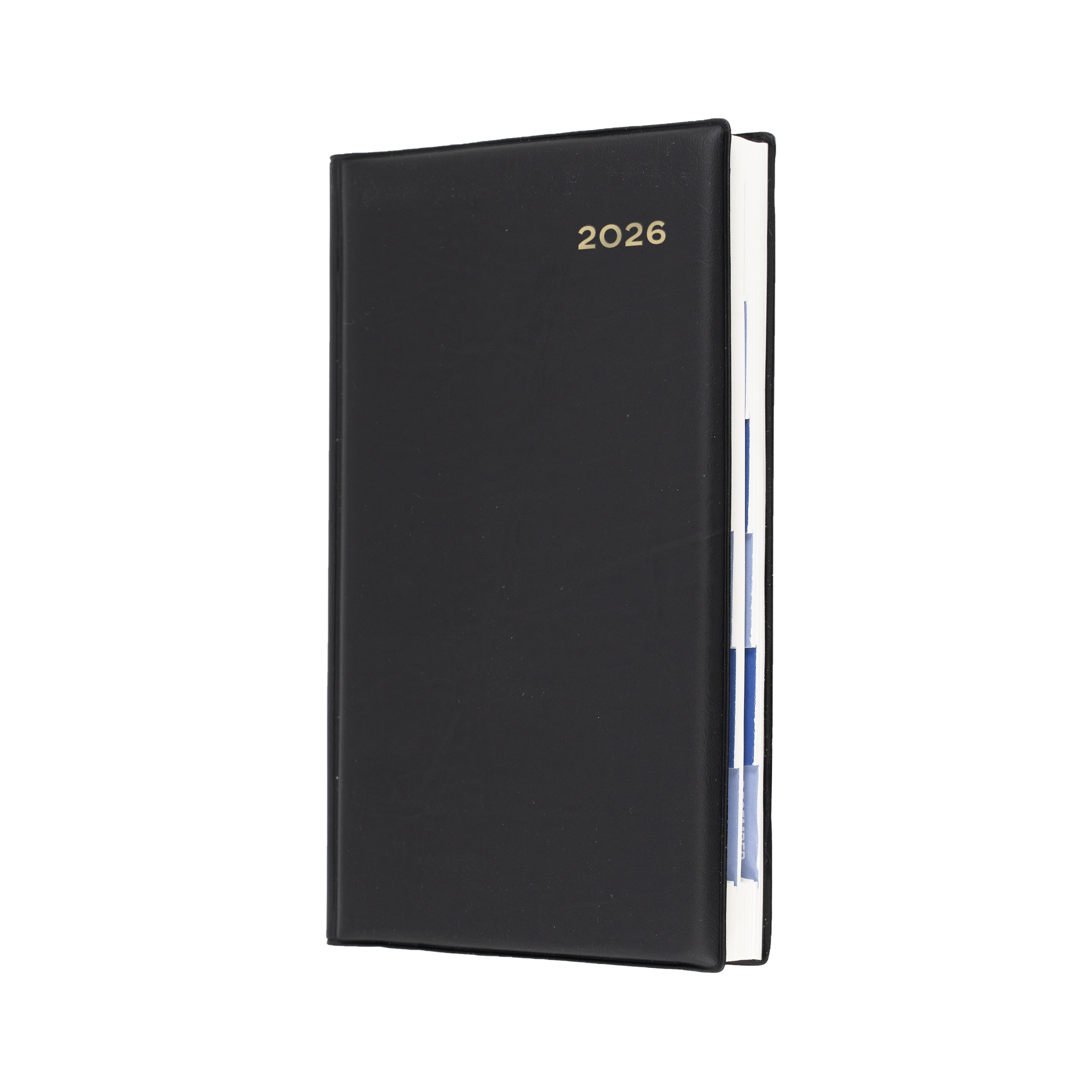 Belmont Calendar Year 2026 Diary/Planner, Day to Page with Monthly Tabs, Octavo Hard Cover