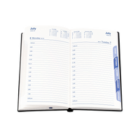 Belmont Calendar Year 2026 Diary/Planner, Day to Page with Monthly Tabs, Octavo Hard Cover