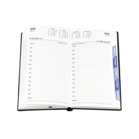 2027 Calendar Year Diary/Planner - 12 Month Octavo Day to Page w Monthly Tabs - PVC Cover - Collins Belmont Range