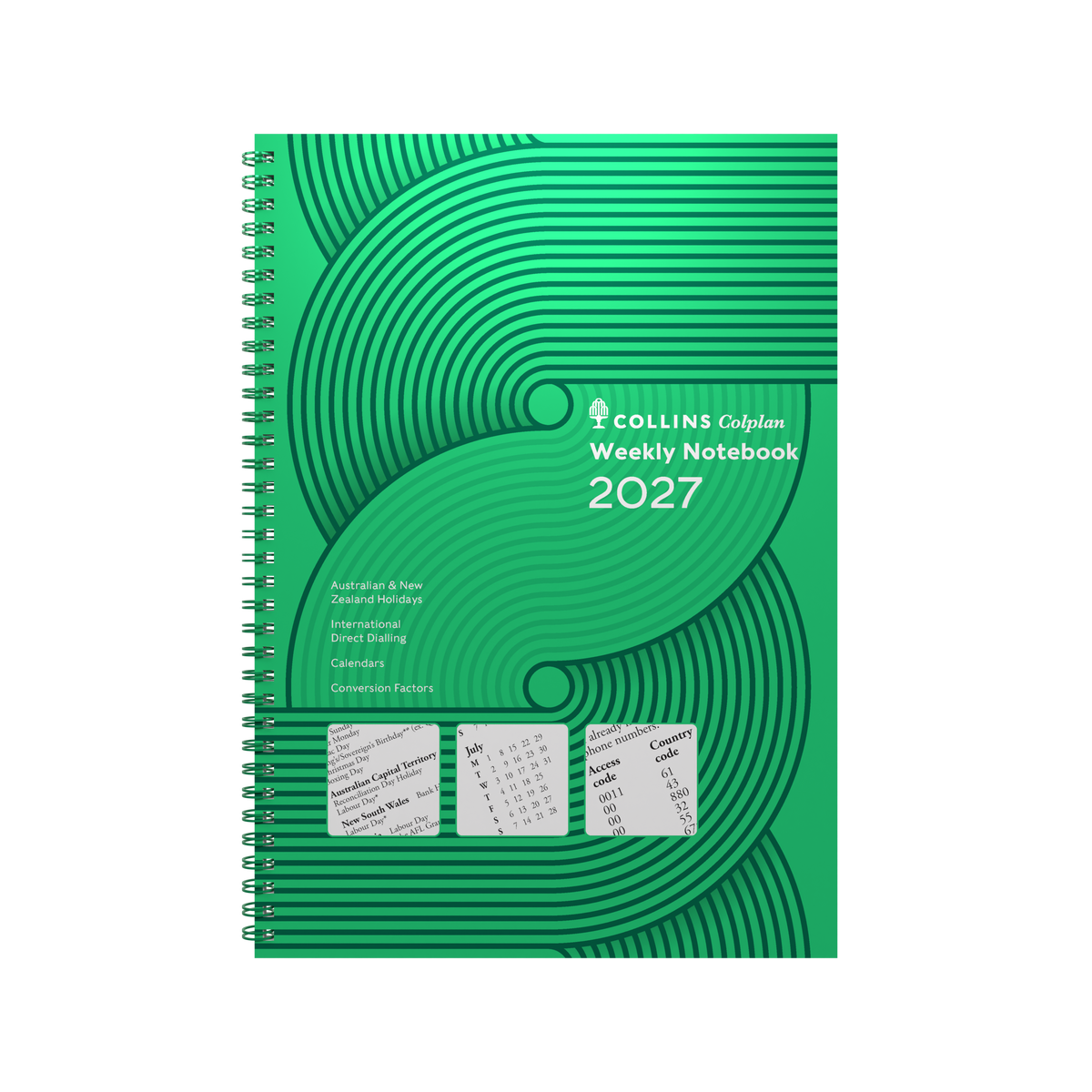 2027 Calendar Year Diary/Planner - 12 Month A4 Week to View - Soft Cover - Collins Colplan Range