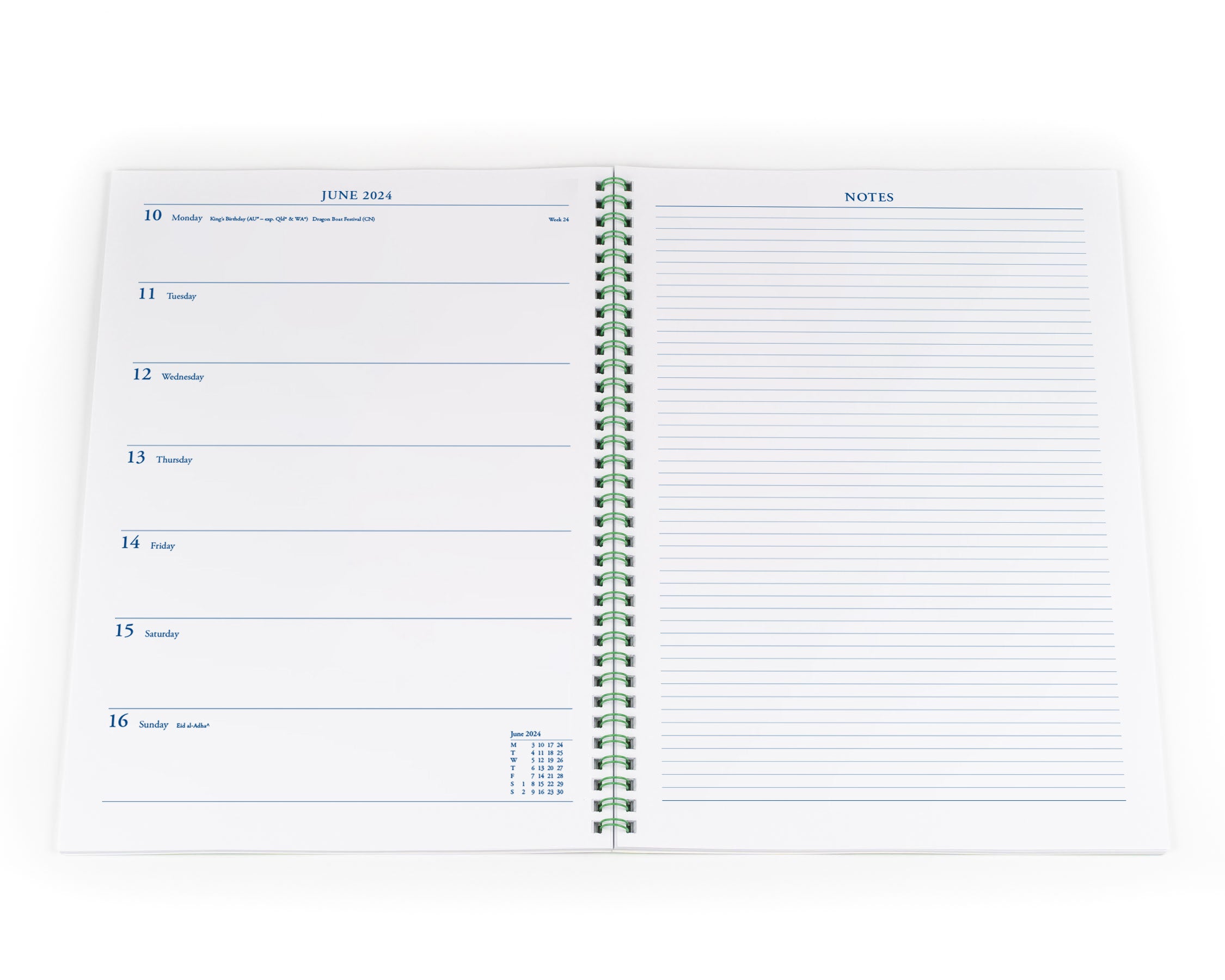 Collins Colplan 2024 Diary - Week to View with notes