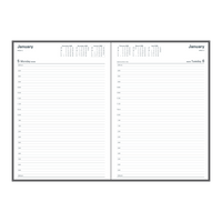 Collins - Financial Year 2025-2026 Diary/Planner, Day to Page, A4 Hard Cover