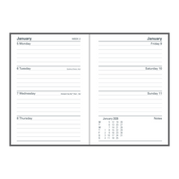 Collins - Financial Year 2025-2026 Diary/Planner, Week to View, A6 Hard Cover