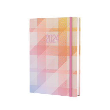 Amara 2024 Diary - Week to View, Size A5 Pink / A5 (210 x 148mm)