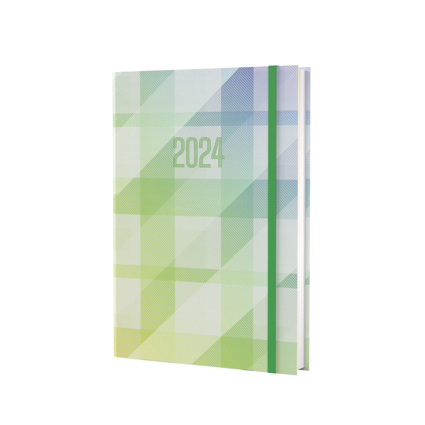 Amara 2024 Diary - Week to View, Size A5 Green / A5 (210 x 148mm)