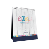 Brighton Desktop Calendar Year 2026 Diary/Planner, Month to View, Wiro Bound
