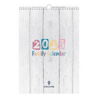 Brighton Wall Calendar Year 2026 Diary/Planner, Month to View, A3 Wiro Hanger