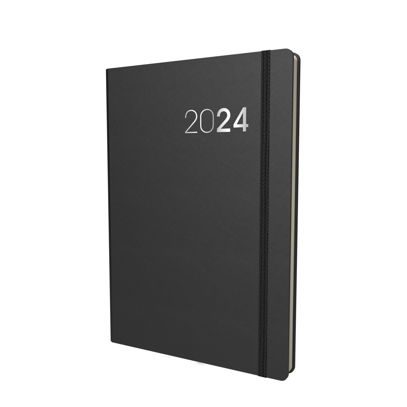 Legacy 2024 Diary - Day to Page, Size A5 Black / A5 (210 x 148mm)