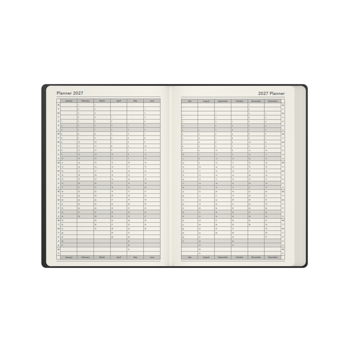 2027 Calendar Year Diary/Planner - 12 Month A5 Week to View - Hard Cover - Collins Legacy Range