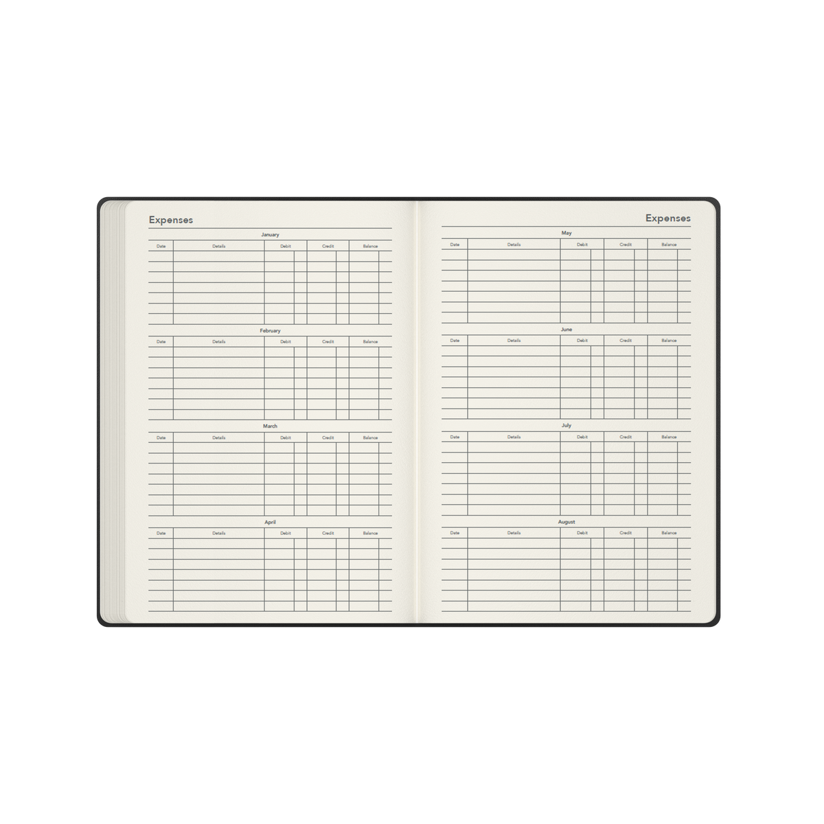 2027 Calendar Year Diary/Planner - 12 Month A5 Week to View - Hard Cover - Collins Legacy Range