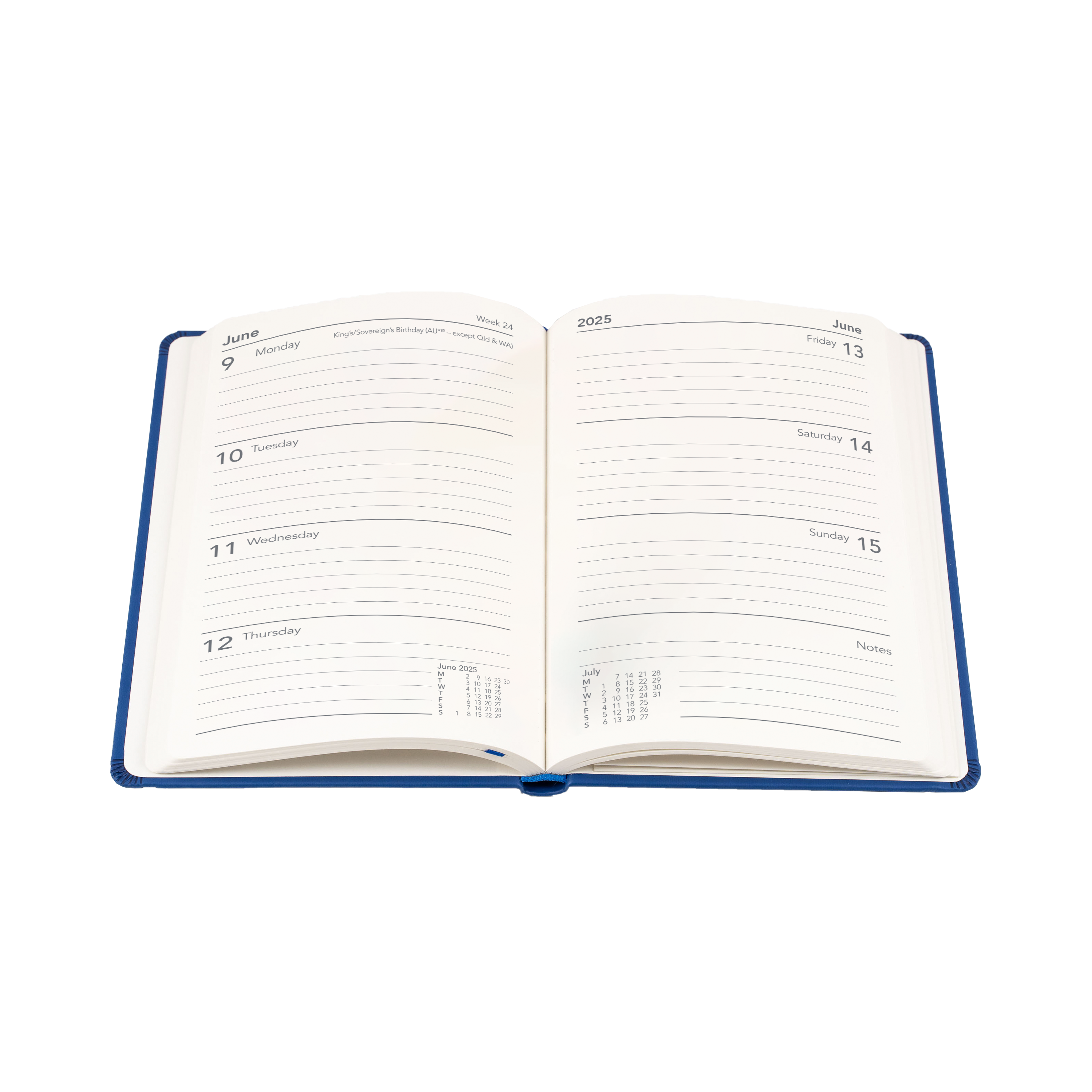 Legacy 2025 Diary Planner - Week to View, Size Pocket