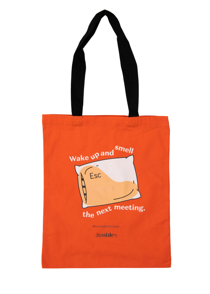Yuk Tote Bag - Burned Out Orange