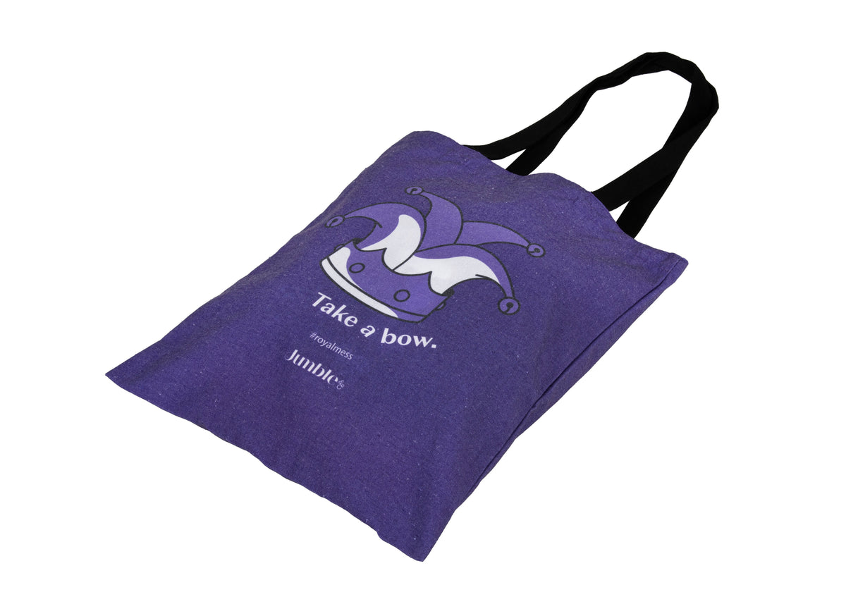 Yuk Tote Bag - Royal Mess Purple