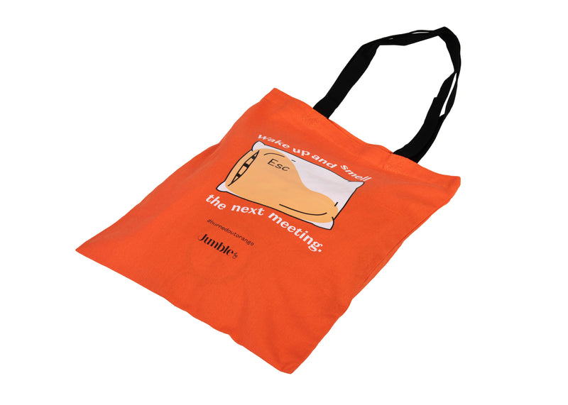Yuk Tote Bag - Burned Out Orange