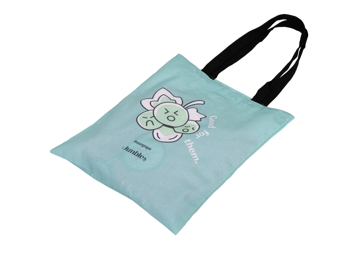 Yuk Tote Bag - Sour Grape Teal