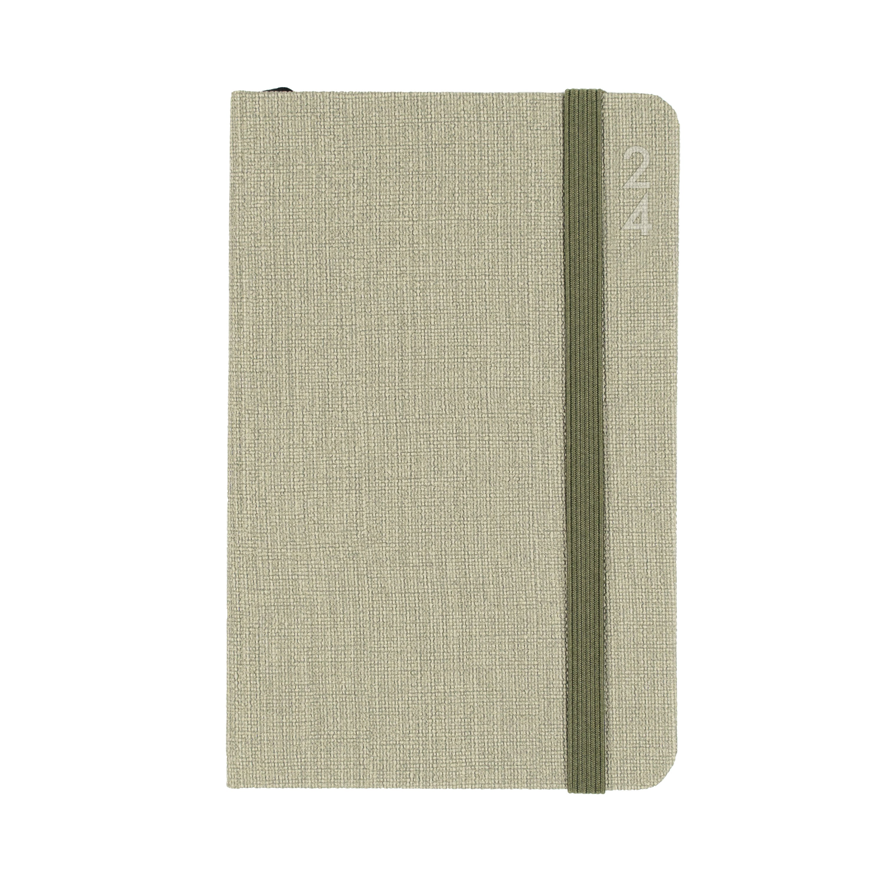 Designer 2024 Diary - Pocket Week to View, Size D36 Green / D36 (132 x 85mm)