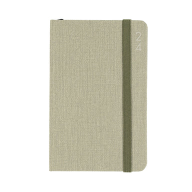 Designer 2024 Diary - Pocket Week to View, Size D36 Green / D36 (132 x 85mm)