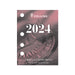 Desk Calendar Accessories 2024 - 1 Day to Page (Side Punch Refills) (102 x 76mm)