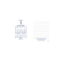 2027 Calendar Year Diary/Planner - 12 Month (h102 x w76mm) Day to Page - Top Punch Refill - Collins Desk Calendar Accessories Range