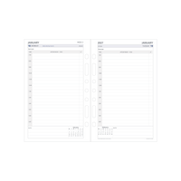 2027 Calendar Year Diary/Planner - 12 Month Desk Day to Page - Refill - Collins Day Planners Range