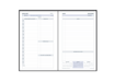 Day Planner Refill 2024 - 2 Pages per Day (one year), Size Desk Desk (216 x 140mm)