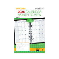 Day Planner Calendar Year 2026 Diary/Planner, Month to View, Desk Refill