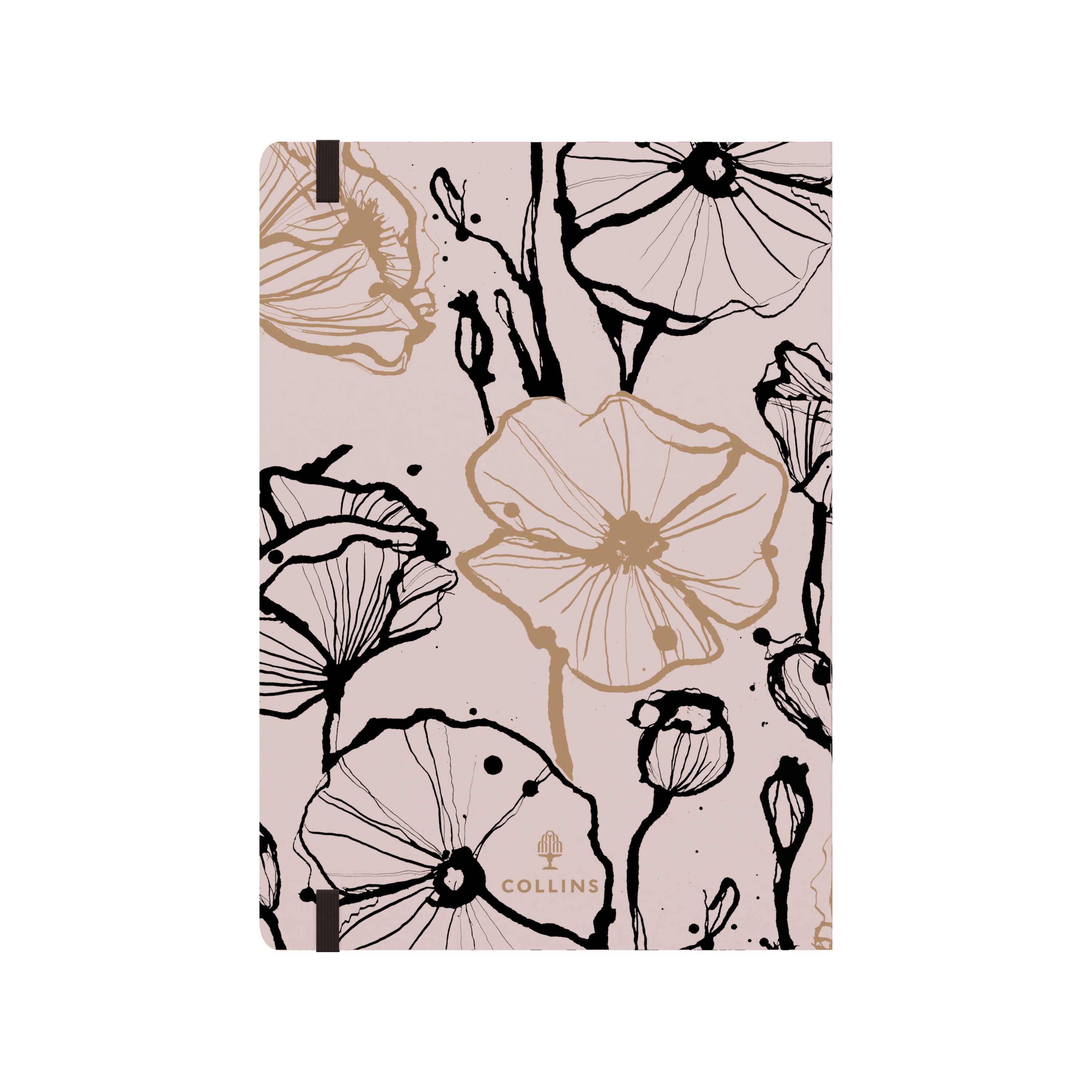 Collins Abstract Botanical - A5 Notebook (Recycled) - Pink