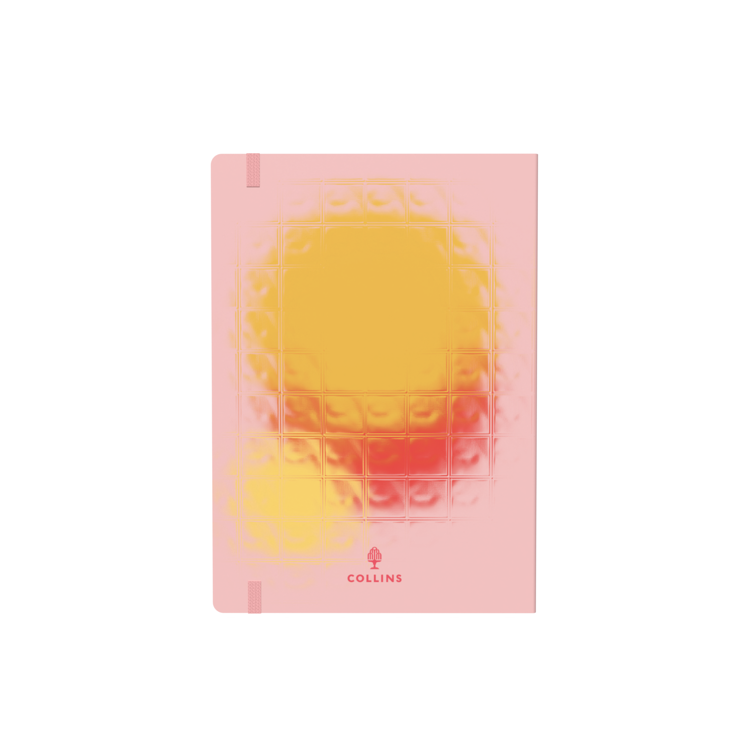 Collins Abstract Gradients 2025 Diary Planner - Week to View, Size A5 - Recycled - Pink