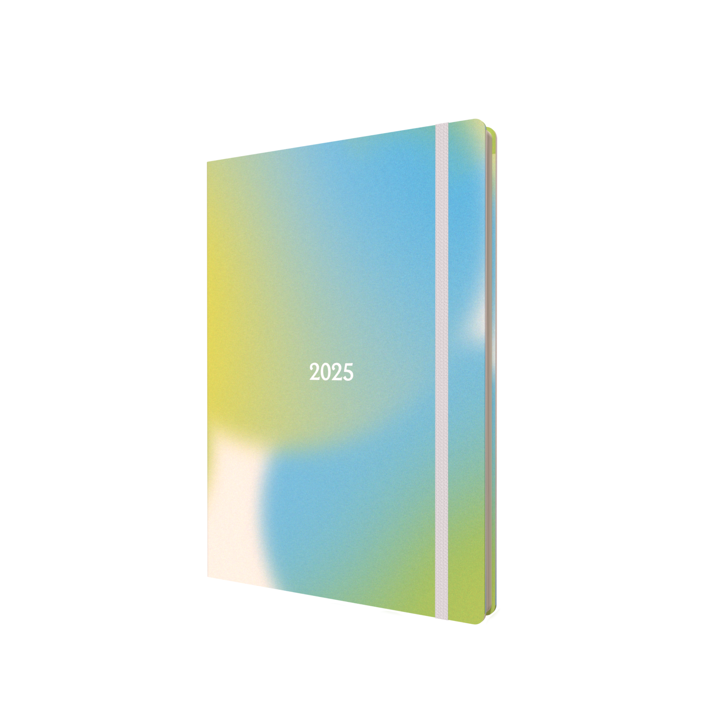 Collins Abstract Gradients 2025 Diary Planner - Week to View, Size A5 - Recycled - Blue
