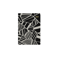 2027 Calendar Year Diary/Planner - 12 Month A5 Week to View - Hard Cover in Black - Collins Bold Mono Range