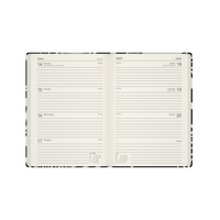 2027 Calendar Year Diary/Planner - 12 Month A5 Week to View - Hard Cover in White - Collins Bold Mono Range