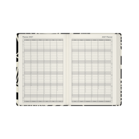 2027 Calendar Year Diary/Planner - 12 Month A5 Week to View - Hard Cover in White - Collins Bold Mono Range