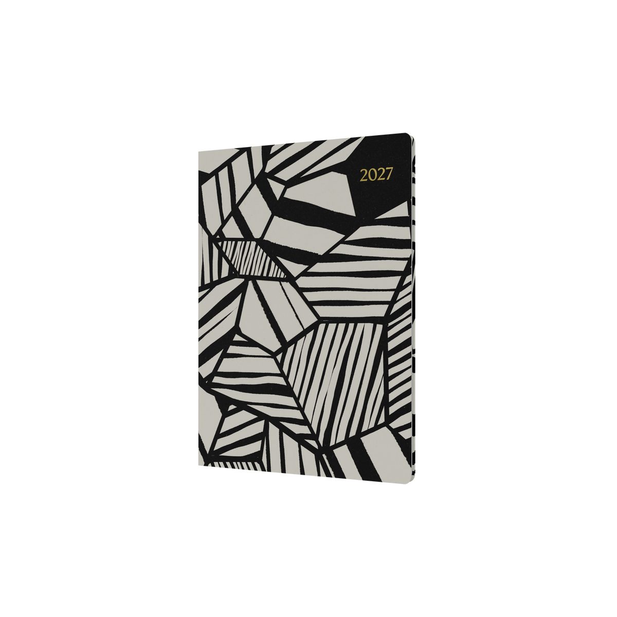 2027 Calendar Year Diary/Planner - 12 Month A5 Week to View - Hard Cover in White - Collins Bold Mono Range
